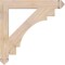 Ekena Millwork Merced Arts & Crafts Smooth Bracket, Douglas Fir, 3 1/2"W x 28"D x 28"H BKT04X28X28MRC03SDF - alternate 2